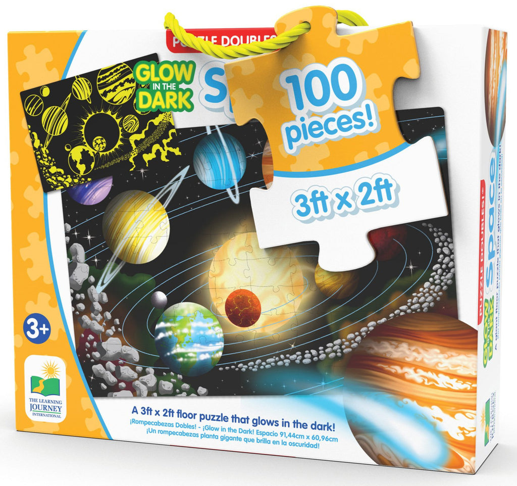 PUZZLE STRALUCESTE IN INTUNERIC - SPATIU - THE LEARNING JOURNEY (TLJ782545) - Libelula Vesela - Jucarii