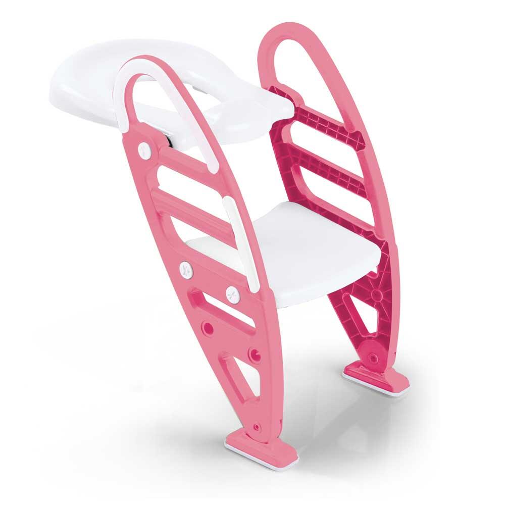 REDUCTOR PENTRU TOALETA CU SCARITA - ROZ - DOLU (D7250) - Libelula Vesela - Jucarii