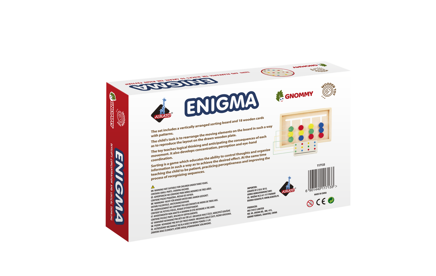 JOC DE LOGICA - ENIGMA - ASKATO (117133EN) - Libelula Vesela - Jucarii