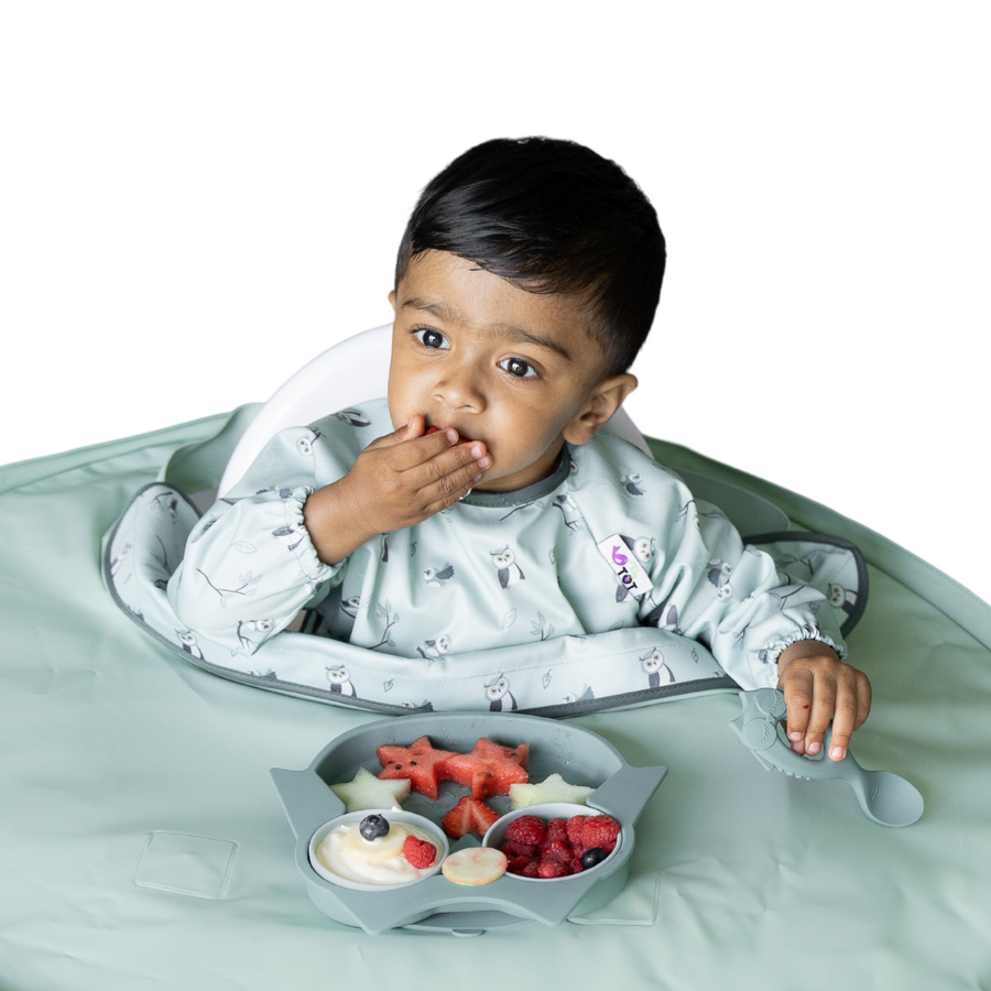 BAVETA CU MANECI LUNGI - BUFNITE - TIDY TOT (TCBOW) - Libelula Vesela - Puericultura