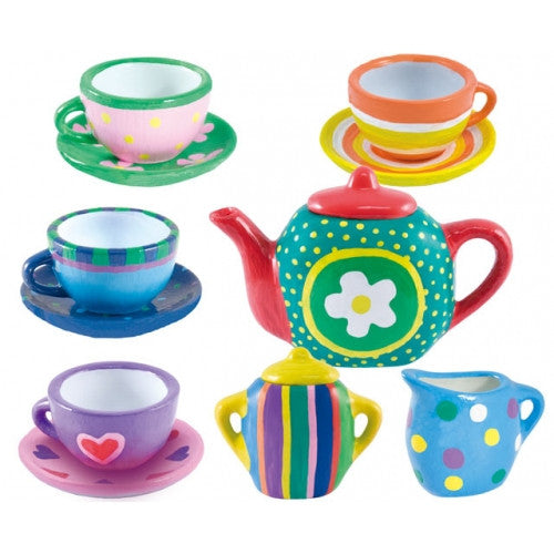 SET CERAMICA: PICTEAZA UN SET DE CEAI (A3975K) - Libelula Vesela - Jucarii