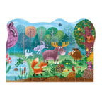 PUZZLE - MINUNATELE ANIMALUTE DIN PADURE (60 PIESE) - DODO (DO300375) - Libelula Vesela - Jucarii