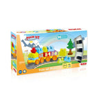 SET DE CONSTRUCTII CU TRENULET -36 PIESE - DOLU (D5080) - Libelula Vesela - Jucarii