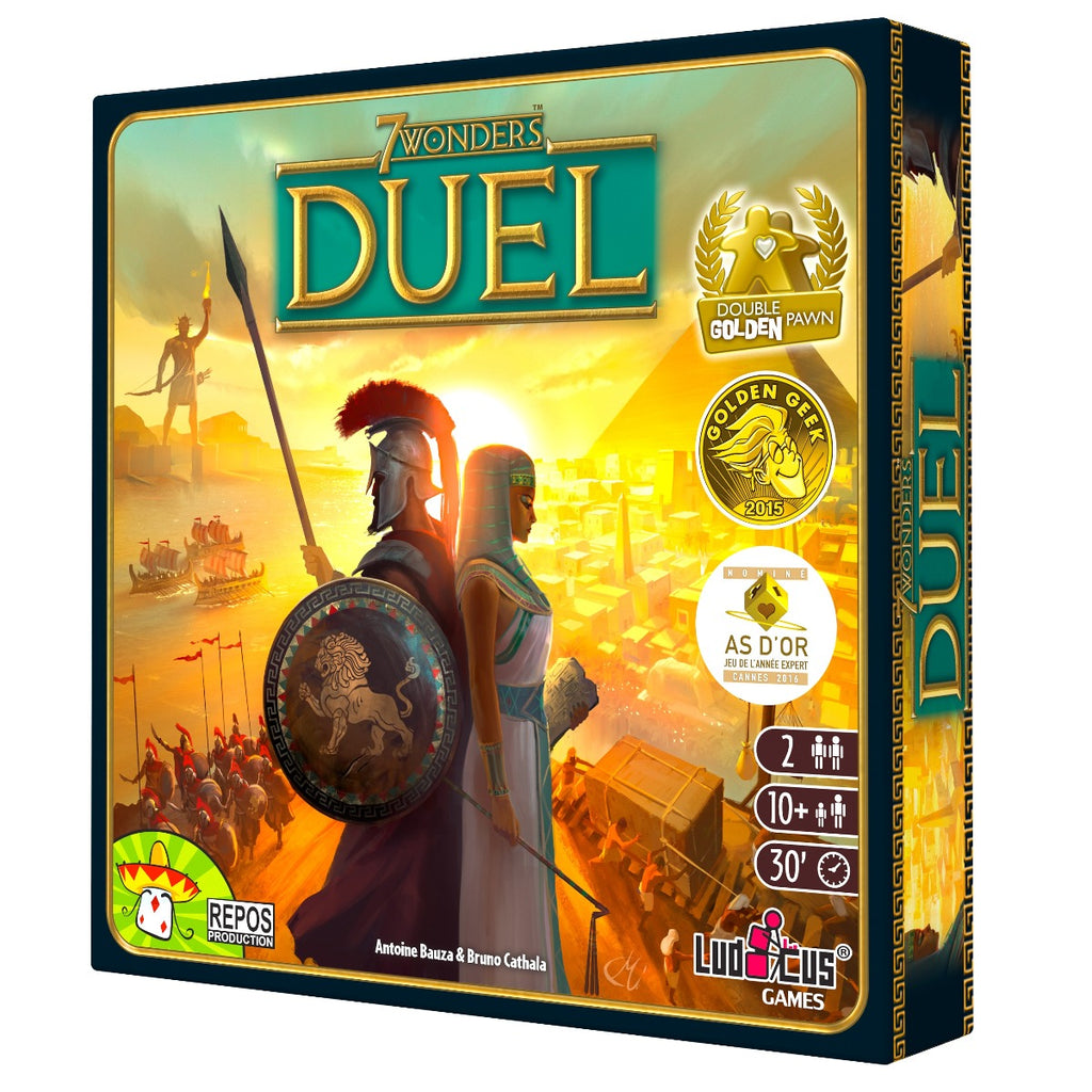 JOC DE SOCIETATE 7 WONDERS DUEL, LIMBA ROMANA - BEZZERWIZZER NORDIC (7DU-RO01) - Libelula Vesela - Jucarii
