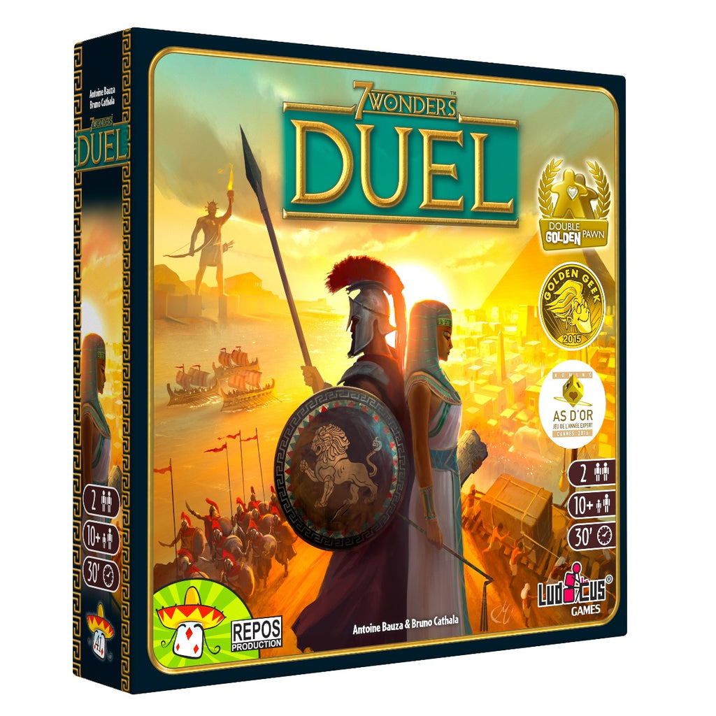 JOC DE SOCIETATE 7 WONDERS DUEL, LIMBA ROMANA - BEZZERWIZZER NORDIC (7DU-RO01) - Libelula Vesela - Jucarii