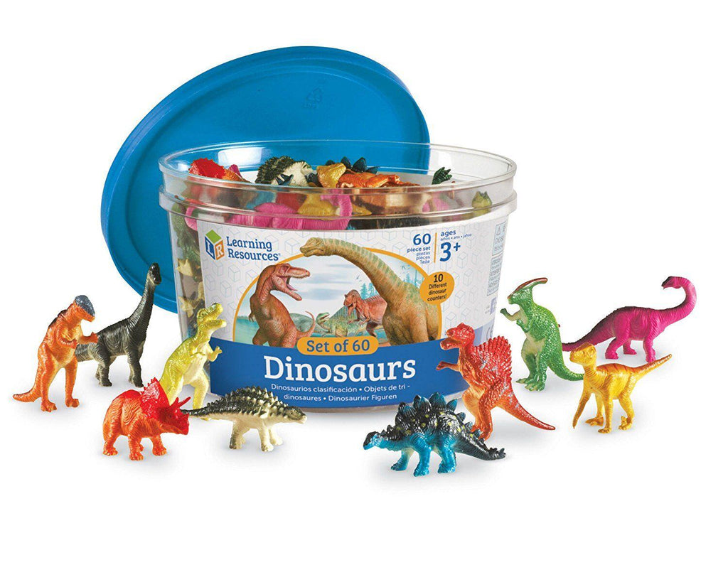 SET PENTRU SORTAT - DINOZAURI JUCAUSI (60 PIESE) - LEARNING RESOURCES (LER0811) - Libelula Vesela - Jucarii