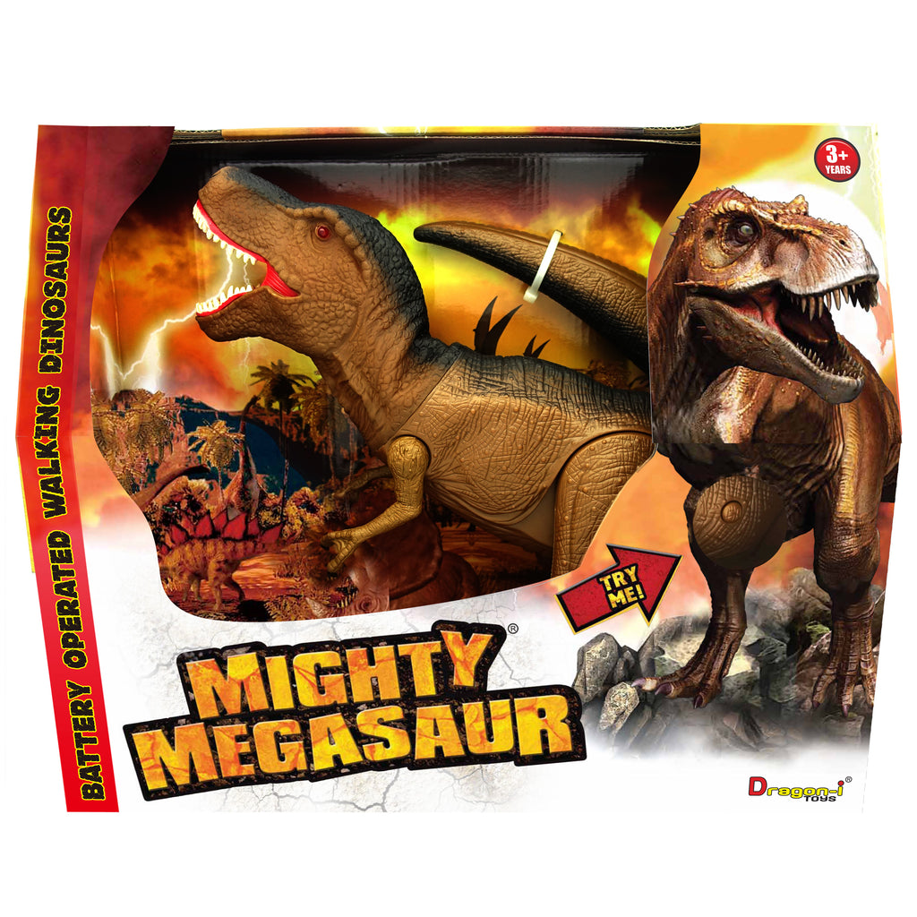 DINOZAUR T-REX CU LUMINI SI SUNETE - DRAGON - ITOYS (80046) - Libelula Vesela - Jucarii