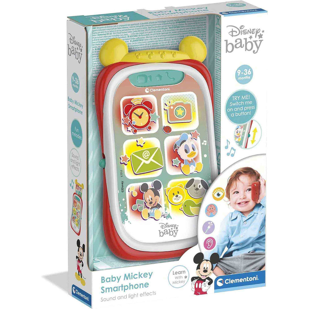 SMARTPHONE INTERACTIV MICKEY MOUSE - CLEMENTONI (CL17711) - Libelula Vesela - Jucarii