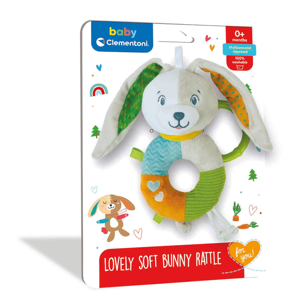 BABY CLEMENTONI - ZORNAITOARE DE PLUS IEPURAS - CLEMENTONI (CL17787) - Libelula Vesela - Jucarii