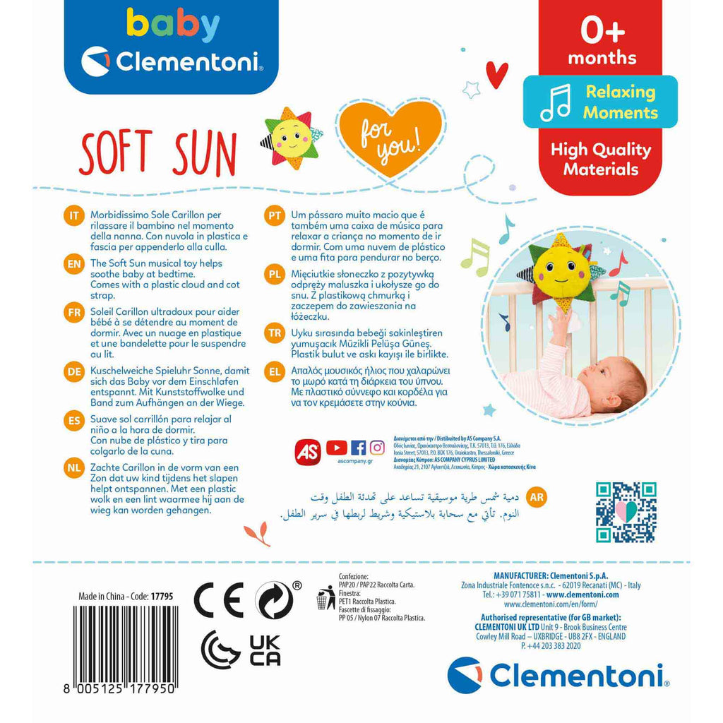 SOARE MUZICAL DE PLUS - CLEMENTONI (CL17795) - Libelula Vesela - Jucarii