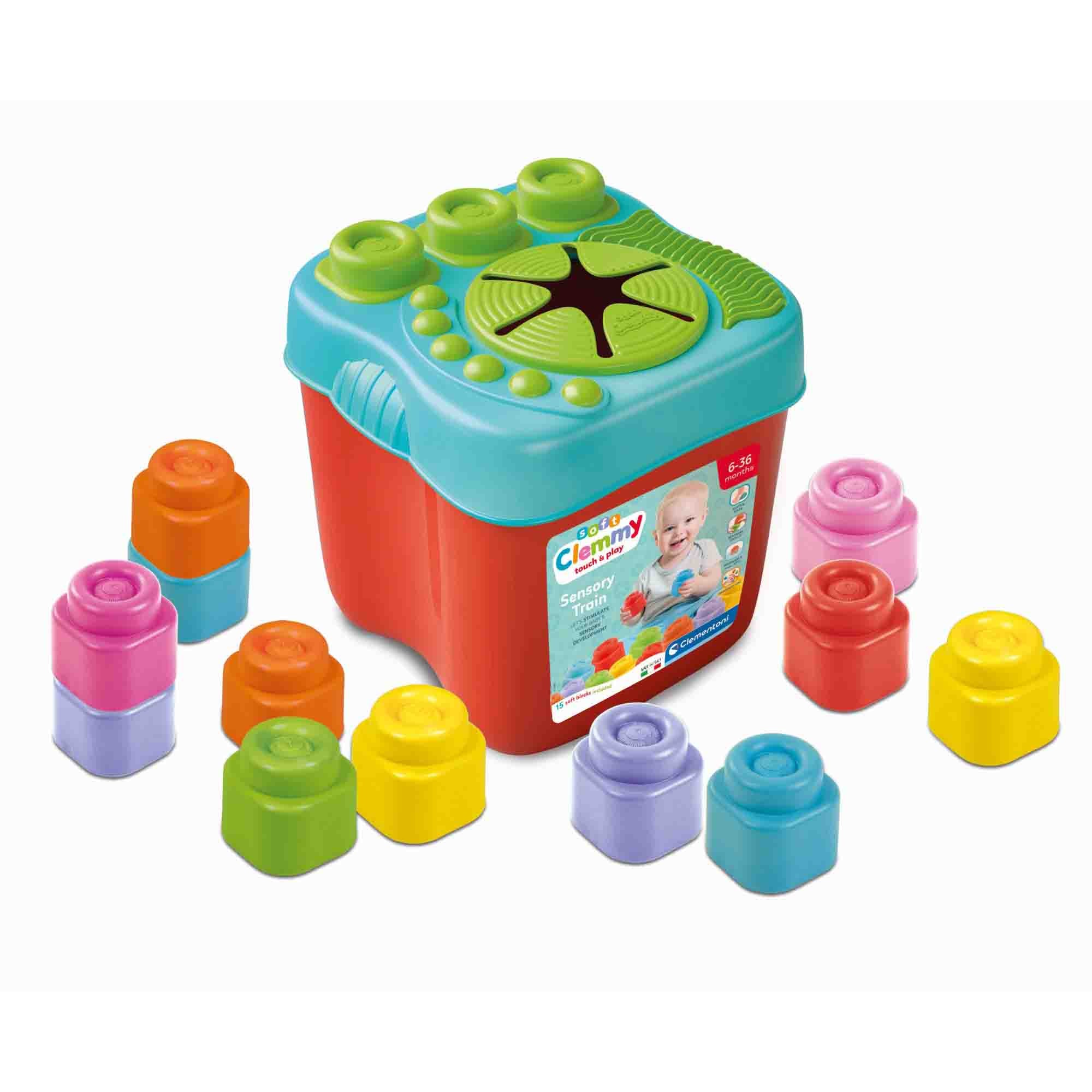 CLEMMY - SET 15 CUBURI IN CUTIE - CLEMENTONI (CL17807) - Libelula Vesela - Jucarii