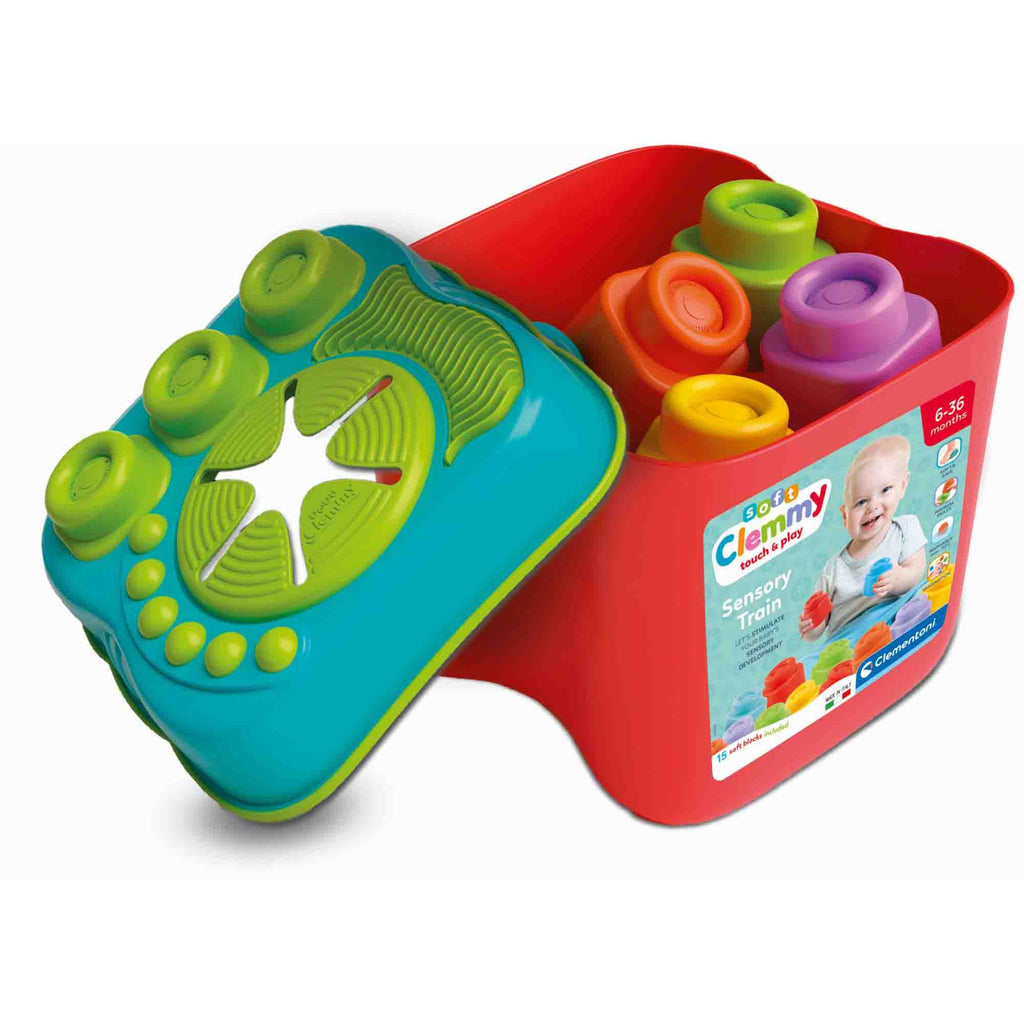 CLEMMY - SET 15 CUBURI IN CUTIE - CLEMENTONI (CL17807) - Libelula Vesela - Jucarii