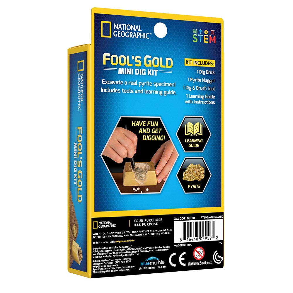 KIT CREATIV SA CAUTAM AUR - NATIONAL GEOGRAPHIC (NG29592) - Libelula Vesela - Jucarii