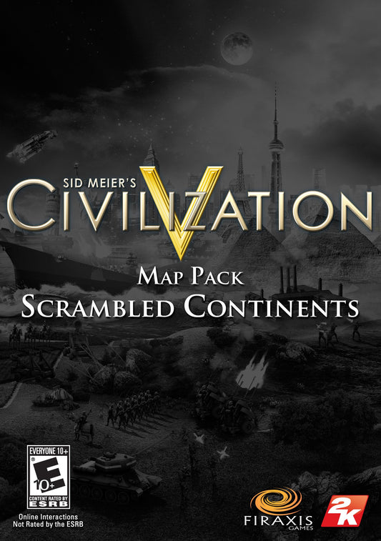 SID MEIER'S CIVILIZATION V - MAP PACK: SCRAMBLED CONTINENTS (DLC) - STEAM - PC - EU - Libelula Vesela - Jocuri video