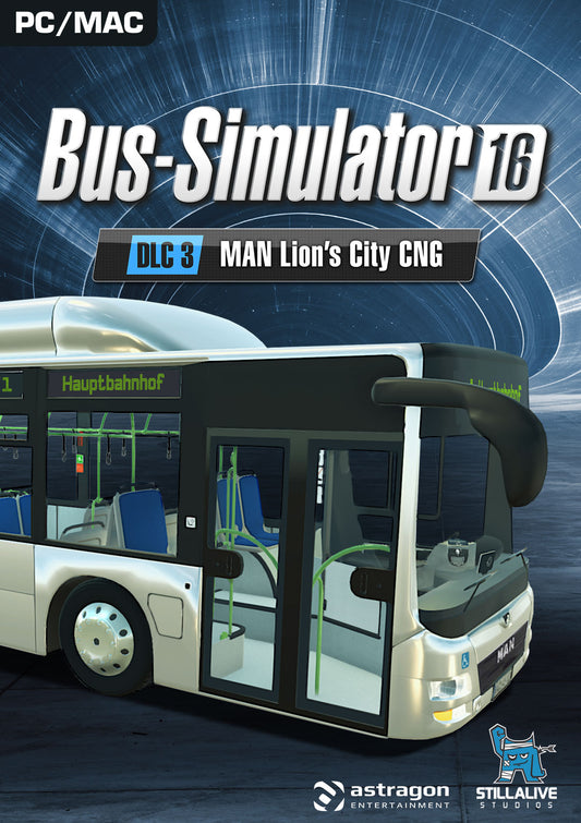 BUS SIMULATOR 16: MAN LION'S CITY CNG PACK - STEAM - PC - WORLDWIDE - Libelula Vesela - Jocuri video