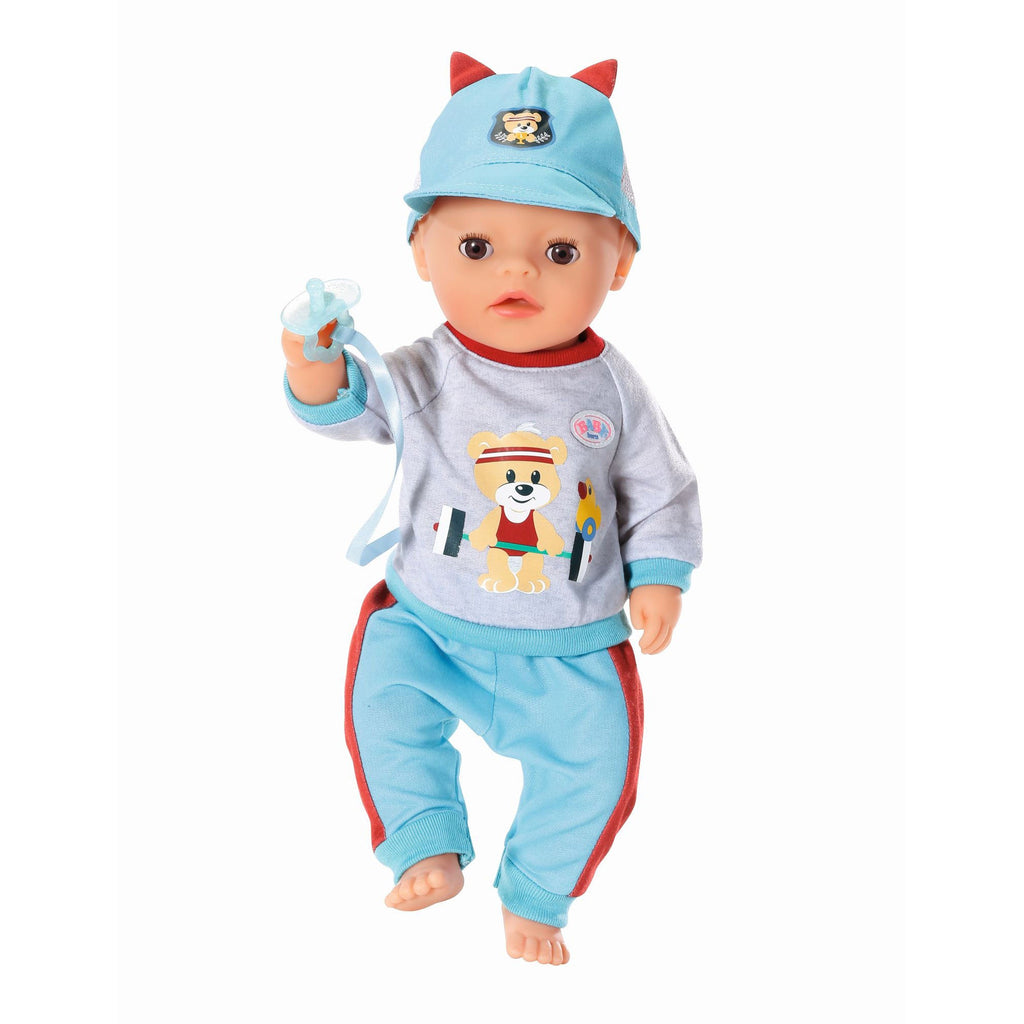 BABY BORN - HAINUTE SPORT ALBASTRE 36 CM - ZAPF CREATION (ZF831878) - Libelula Vesela - Jucarii