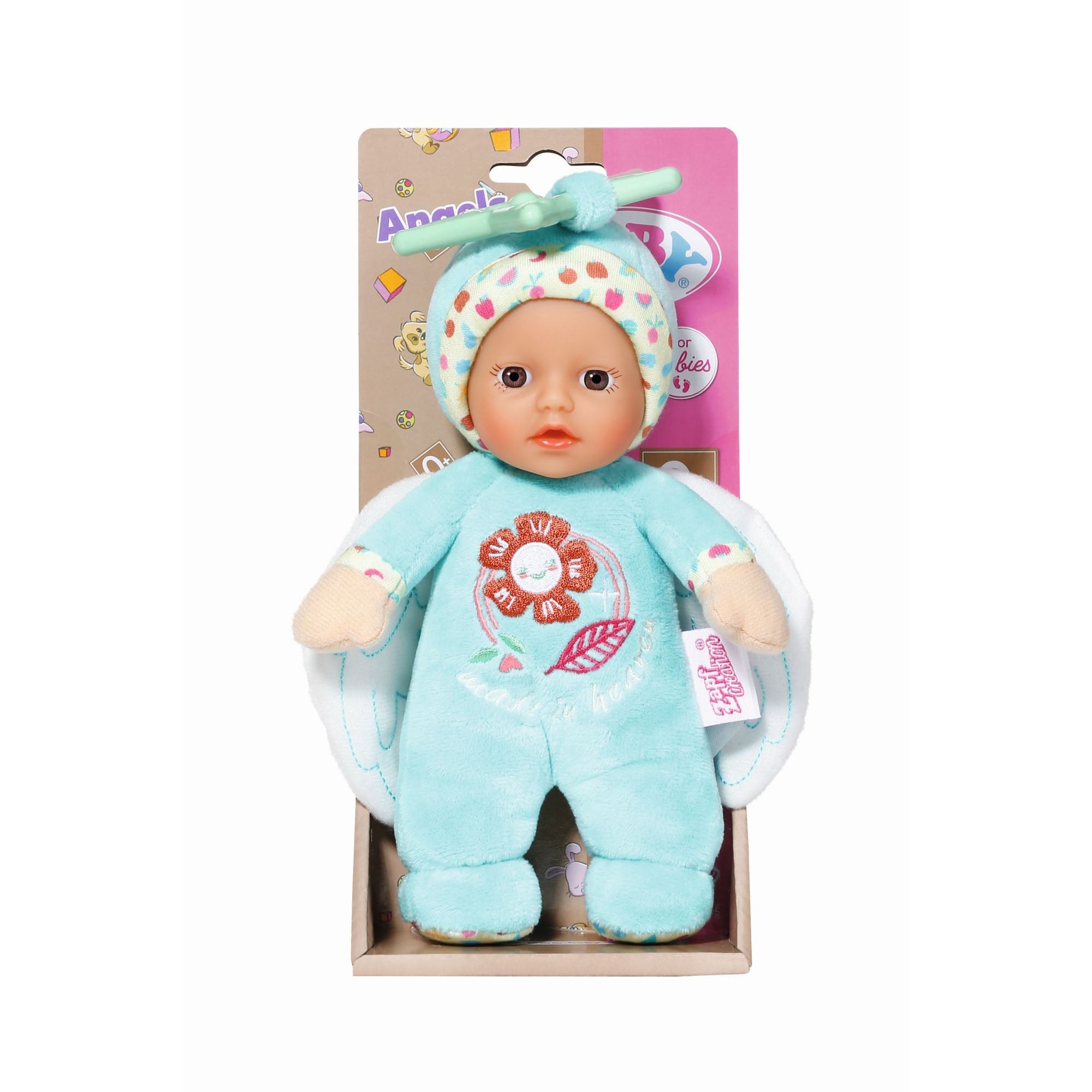 BABY BORN - BEBELUS INGERAS 18 CM CU HAINUTE ROZ SAU ALBASTRE - ZAPF CREATION (ZF832295) - Libelula Vesela - Jucarii