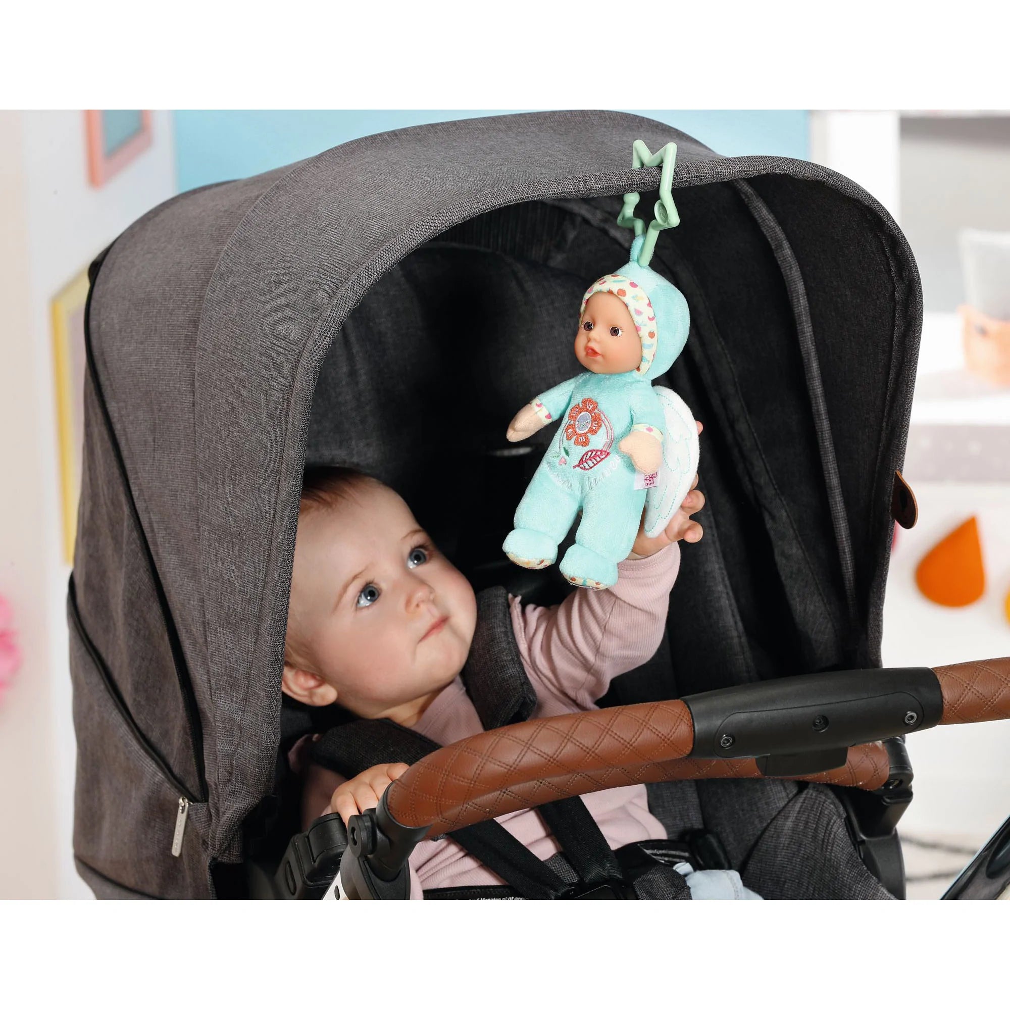 BABY BORN - ANGEL BABY 18 CM WITH PINK OR BLUE CLOTHES - ZAPF CREATION (ZF832295)