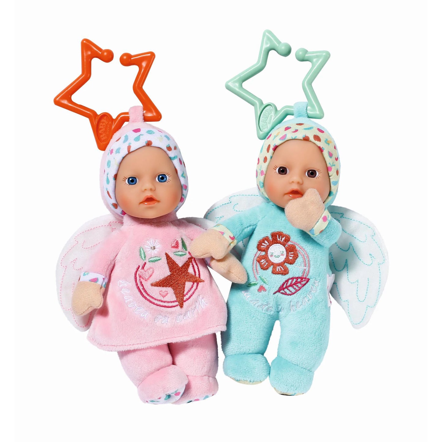 BABY BORN - ANGEL BABY 18 CM WITH PINK OR BLUE CLOTHES - ZAPF CREATION (ZF832295)