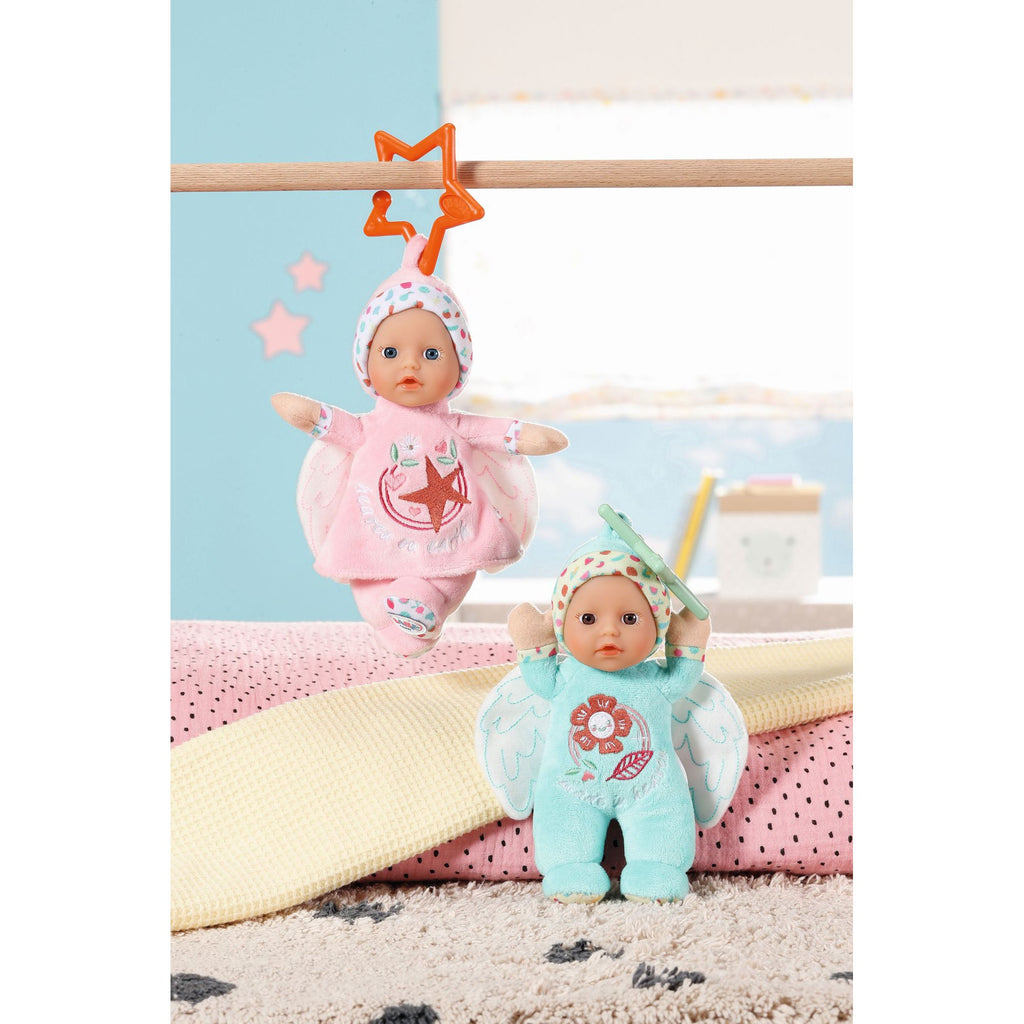 BABY BORN - BEBELUS INGERAS 18 CM CU HAINUTE ROZ SAU ALBASTRE - ZAPF CREATION (ZF832295) - Libelula Vesela - Jucarii