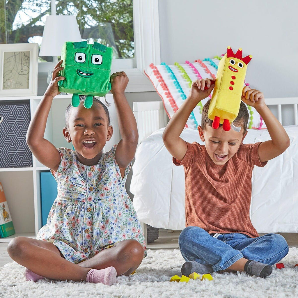 SET MASCOTE DIN PLUS NUMBERBLOCKS - TREI & PATRU - HAND2MIND (HM94555-UK) - Libelula Vesela - Jucarii