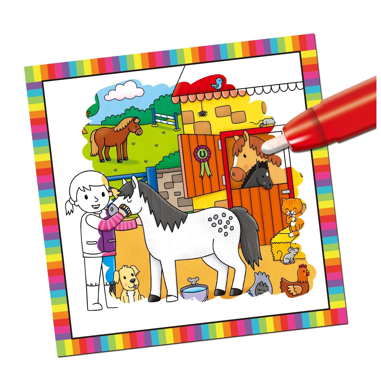 PRIMA MEA CARTICICA WATER MAGIC - ANIMALUTELE DE LA FERMA - GALT (1005299) - Libelula Vesela - Jucarii