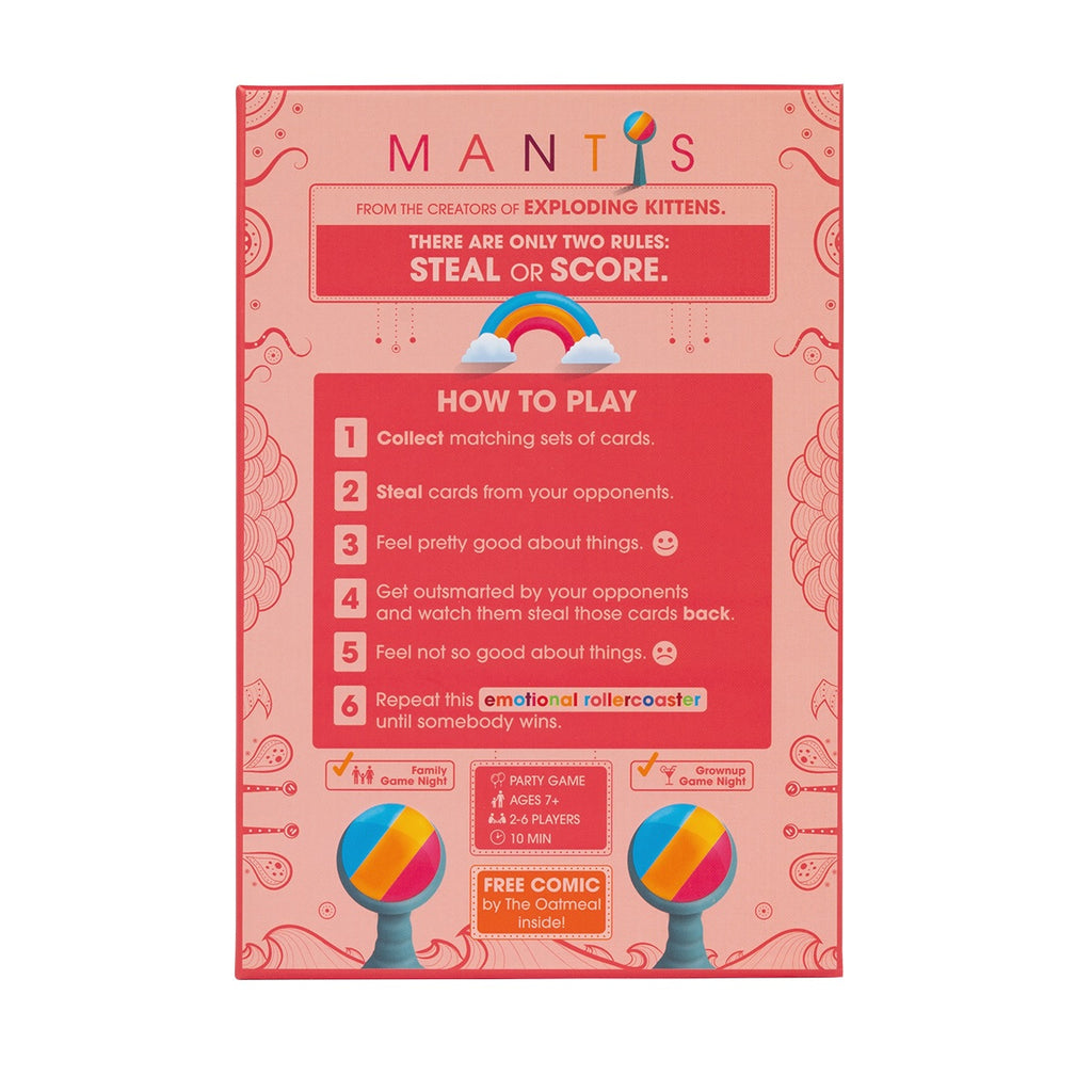JOC DE SOCIETATE MANTIS - EXPLODING KITTENS (EKIMAN01RO) - Libelula Vesela - Jucarii