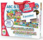 SET 2 PUZZLE-URI TRENUL URIAS CU NUMERE SI LITERE - ENG - THE LEARNING JOURNEY (TLJ854631) - Libelula Vesela - Jucarii