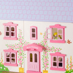 CASUTA DIN LEMN PENTRU PAPUSI - ROSE - BIGJIGS (JT101) - Libelula Vesela - Jucarii