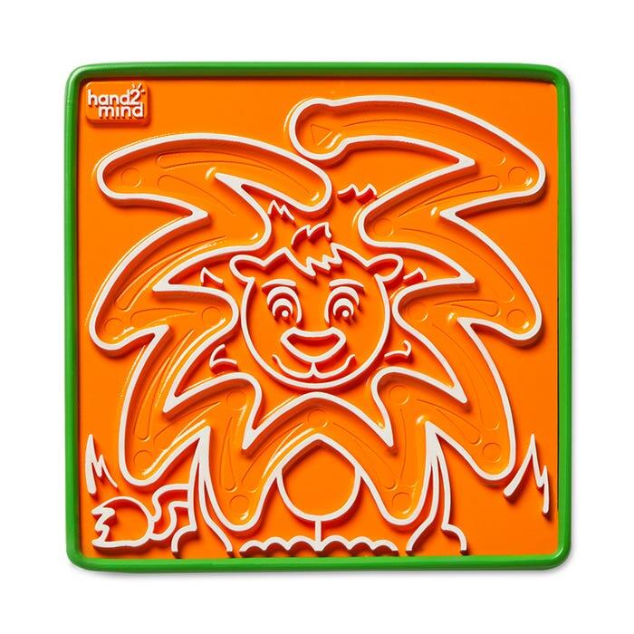 SET TACTIL - PRIN LABIRINT - HAND2MIND (93247) - Libelula Vesela - Jucarii