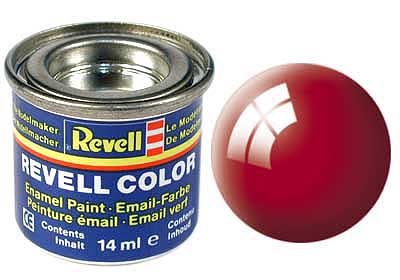 FIERY RED, GLOSS 14 ML - REVELL (32131) - Libelula Vesela - Jucarii