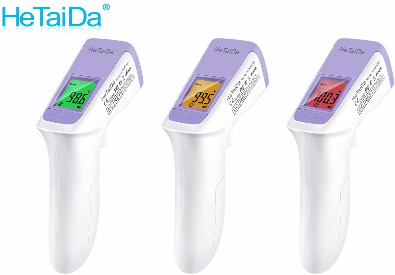 TERMOMETRU INFRAROSU FARA CONTACT - HETAIDA (HTD8816C) - Libelula Vesela - Puericultura