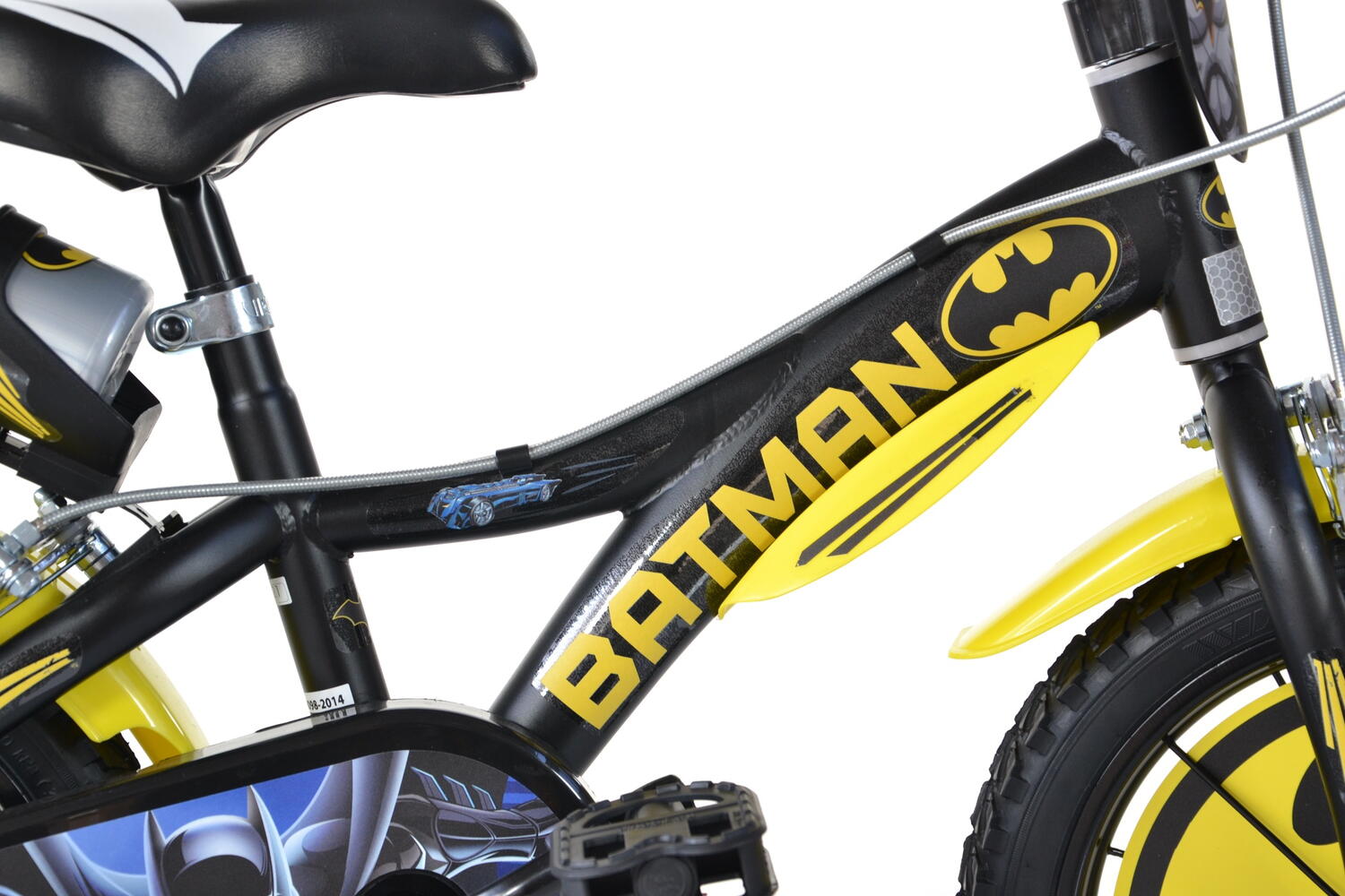 BICICLETA COPII 14" BATMAN - DINO BIKES (614-BT) - Libelula Vesela - Jucarii