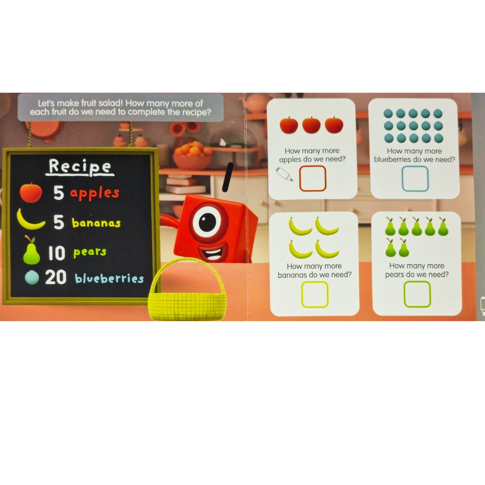 CARTICICA SCRIU SI STERG NUMBERBLOCKS - LEGATURI NUMERICE - NUMBERBLOCKS (9781802630251) - Libelula Vesela - Carti