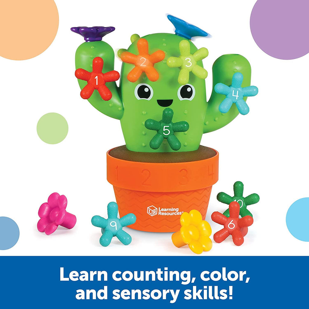 JOC DE POTRIVIRE CU NUMERE - CACTUSUL CARLOS - LEARNING RESOURCES (LER9125) - Libelula Vesela - Jucarii