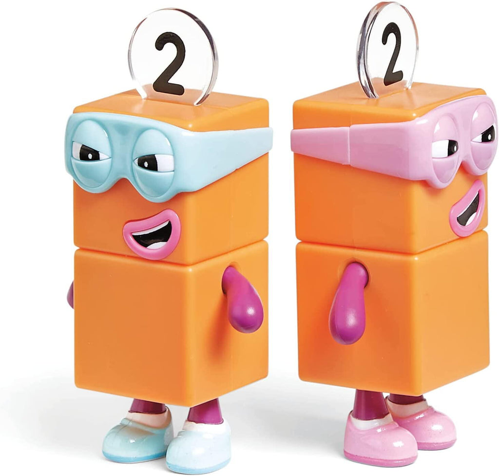 SET FIGURINE NUMBERBLOCKS - PATRU & TERIBILII DOI - HAND2MIND (HM95355-UK) - Libelula Vesela - Jucarii