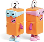 SET FIGURINE NUMBERBLOCKS - PATRU & TERIBILII DOI - HAND2MIND (HM95355-UK) - Libelula Vesela - Jucarii
