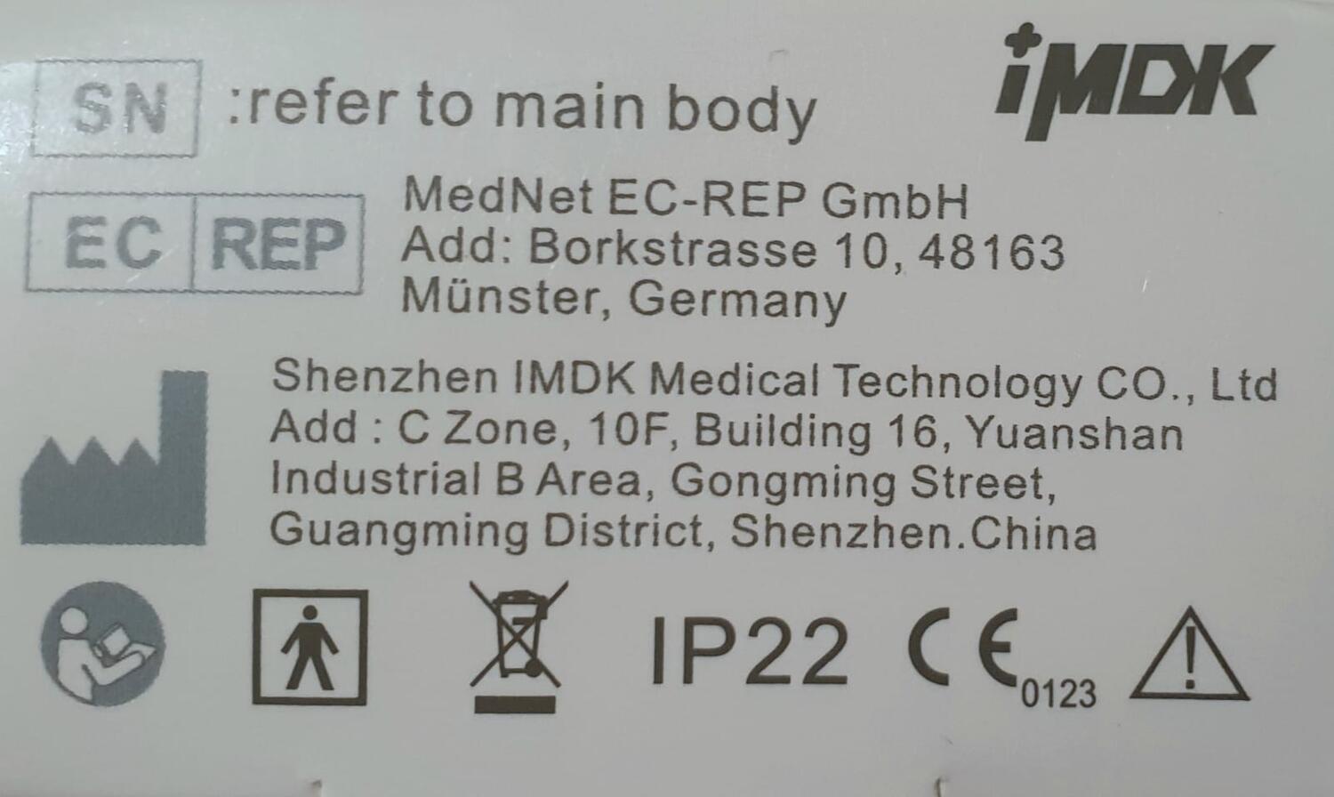 PULSOXIMETRU PENTRU DEGET, CERTIFICAT MEDICAL - IMDK (C101A2) Libelula Vesela