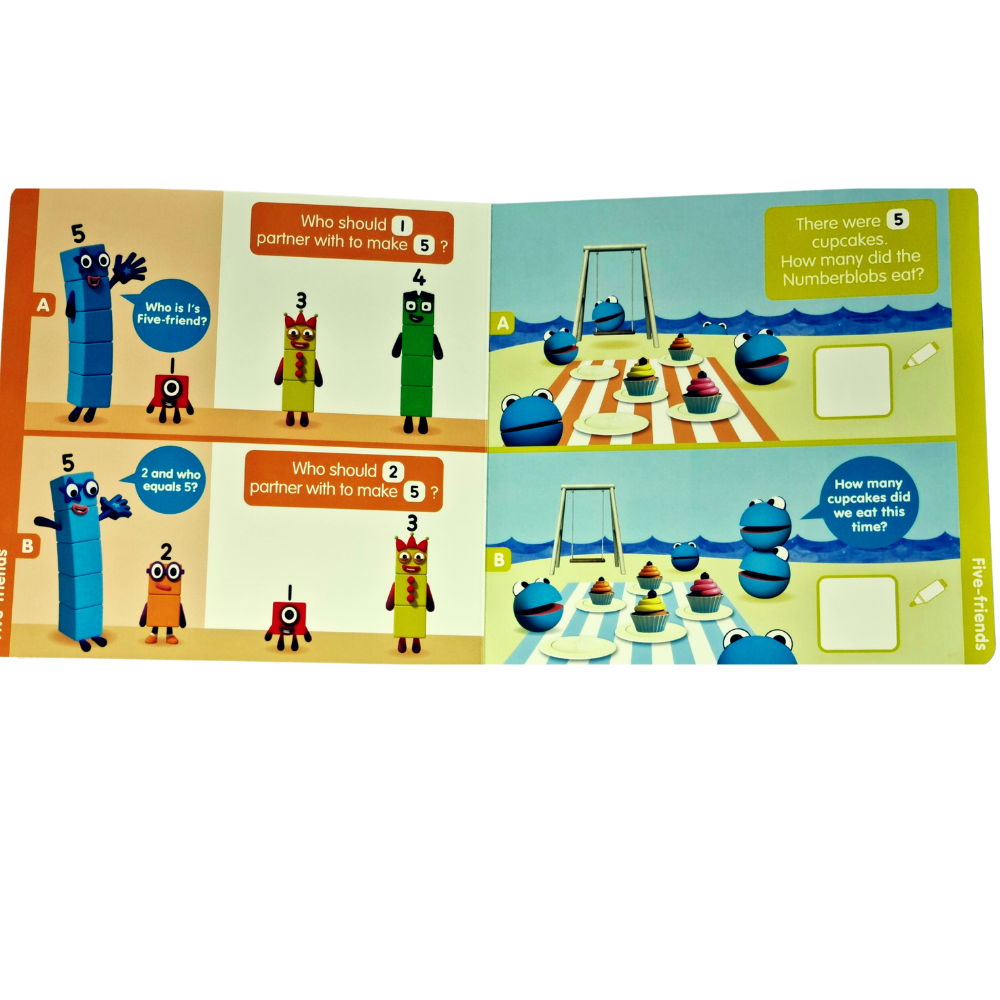 CARTICICA SCRIU SI STERG NUMBERBLOCKS - LEGATURI NUMERICE - NUMBERBLOCKS (9781802630251) - Libelula Vesela - Carti