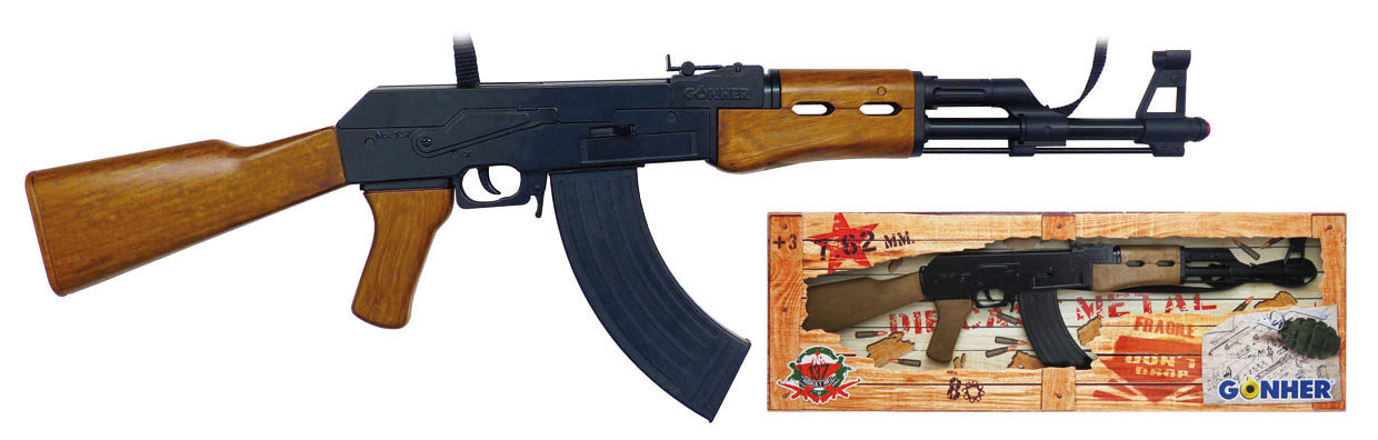 MITRALIERA ASALT AK47 GONHER GH137/6 - GONHER - Libelula Vesela - Jucarii