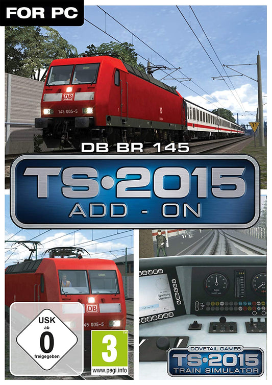 TRAIN SIMULATOR - DB BR 145 LOCO ADD-ON (DLC) - STEAM - PC - EU - Libelula Vesela - Jocuri video