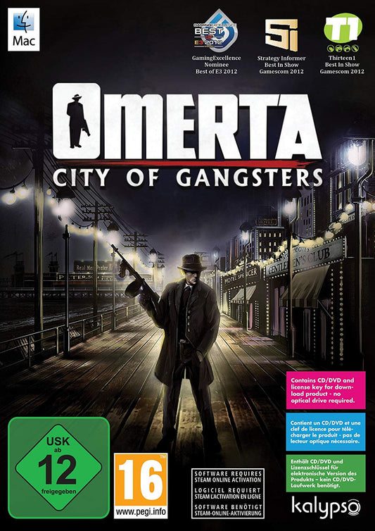 OMERTA: CITY OF GANGSTERS - STEAM - PC - WORLDWIDE - Libelula Vesela - Jocuri video