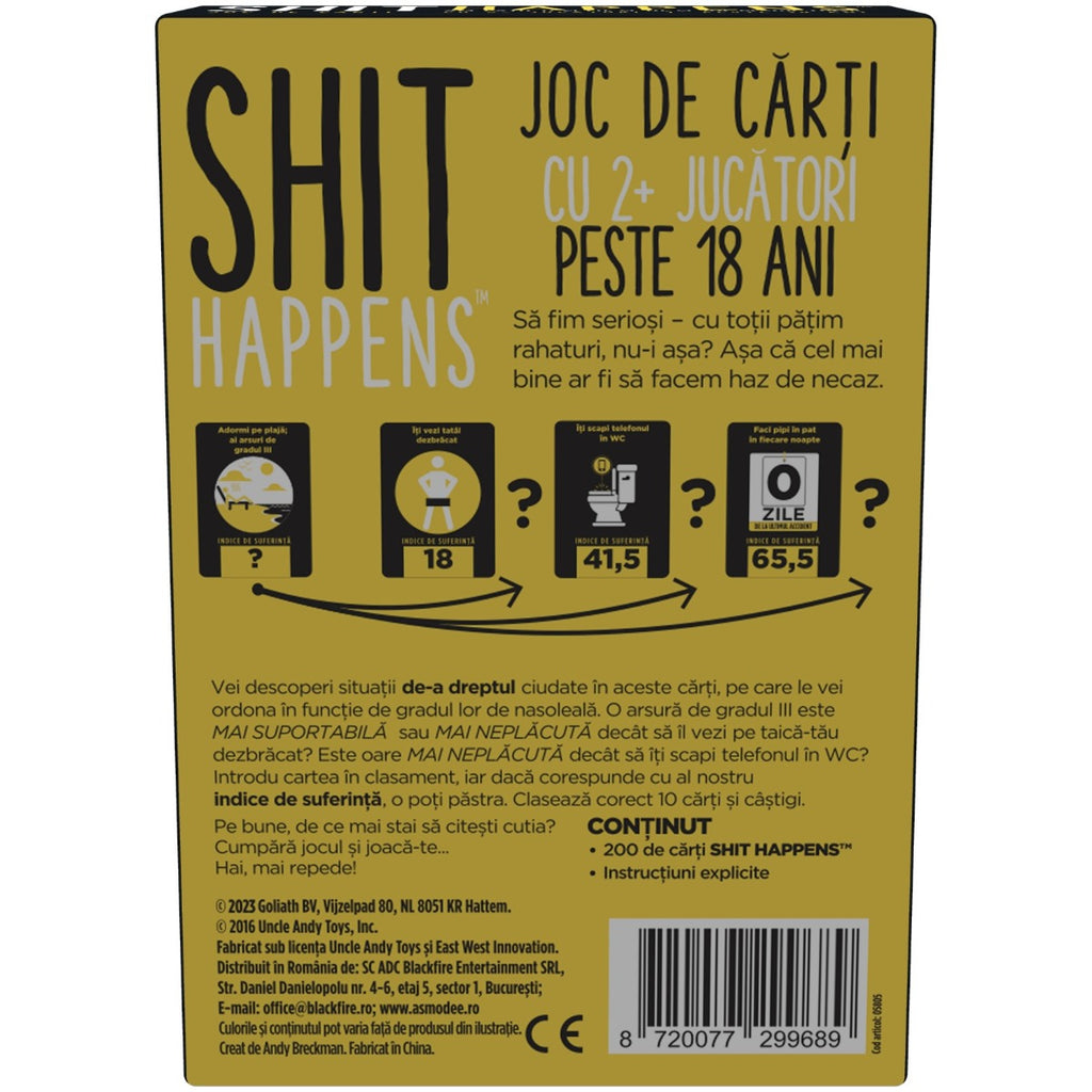 JOC DE SOCIETATE SHIT HAPPENS, LIMBA ROMANA - BEZZERWIZZER NORDIC (929968) - Libelula Vesela - Jucarii