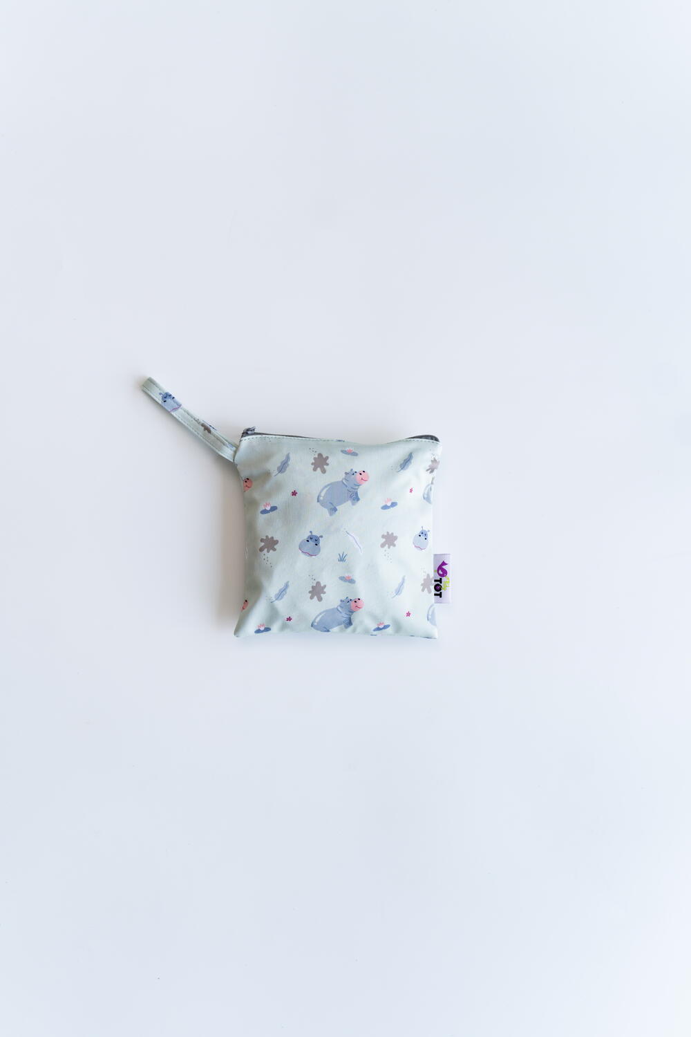 BAVETA CU MANECI SI VENTUZE - HIPOPOTAMI - TIDY TOT (CCHP) - Libelula Vesela - Puericultura