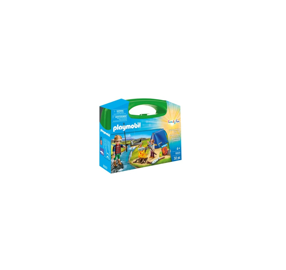SET PORTABIL CAMPING - PLAYMOBIL (PM9323) - Libelula Vesela - Jucarii