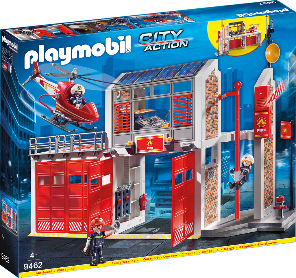 STATIE DE POMPIERI - PLAYMOBIL (PM9462) - Libelula Vesela - Jucarii