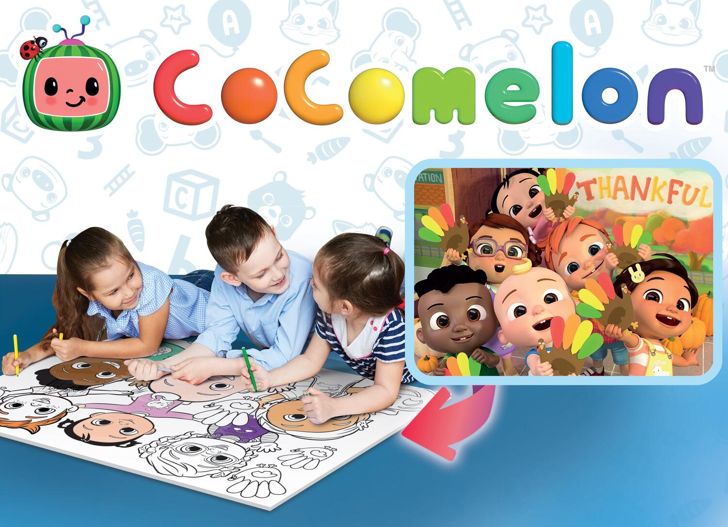 PUZZLE DE COLORAT MAXI - COCOMELON SI PRIETENII (60 PIESE) - LISCIANI (L91089) - Libelula Vesela - Jucarii
