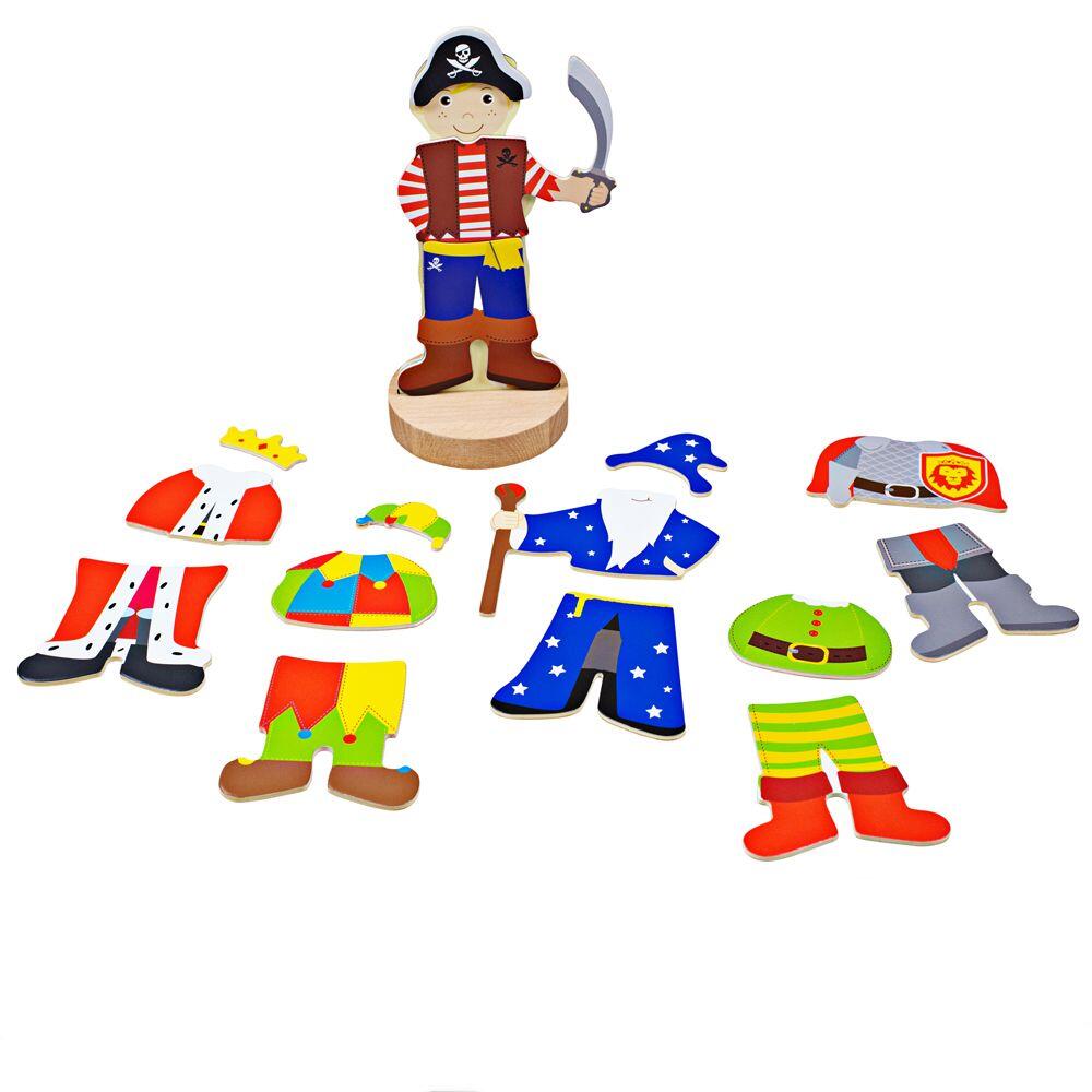 JOC MAGNETIC - COSTUME DE CARNAVAL - BIGJIGS TOYS (BJ006) - Libelula Vesela - Jucarii