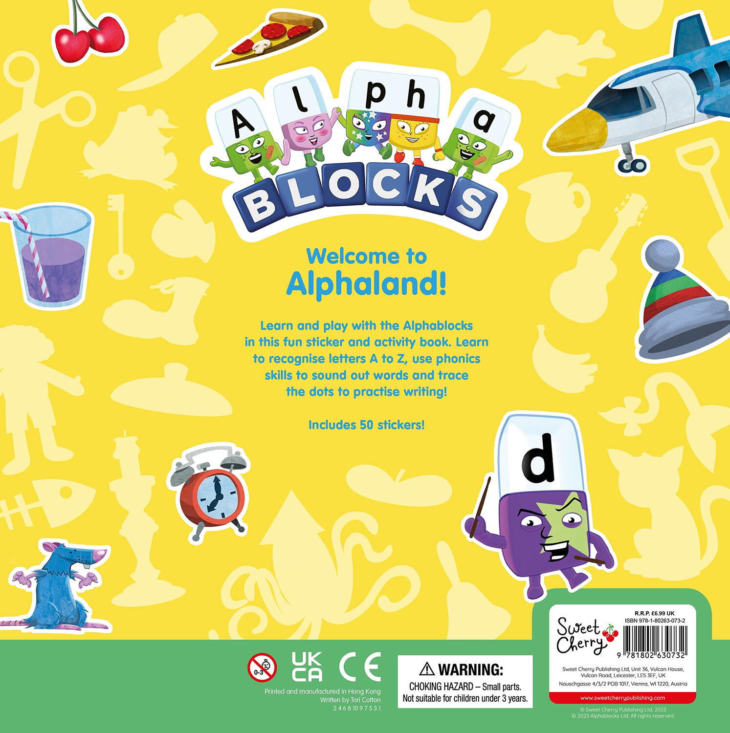 CARTICICA CU ACTIVITATI ALPHABLOCKS - LIPESC, MA JOC & INVAT - ALPHABLOCKS (9781802630732) - Libelula Vesela - Carti