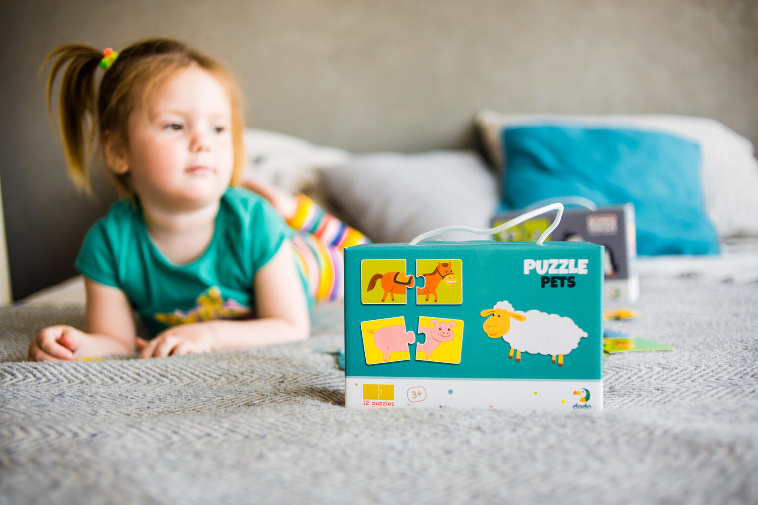 DUO PUZZLE - FERMA (2 PIESE) - DODO (DO300115) - Libelula Vesela - Jucarii